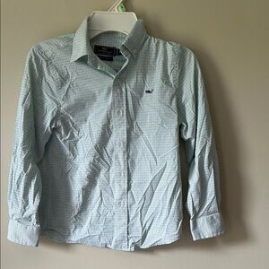 Kids - Vineyard Vines Blue Casual Button Down Shirt
